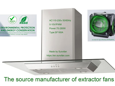 Wentylator kuchenny: SF160D-E092B3 seriery