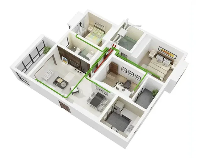 Zastosowania zakrzywionego wentylatora odśrodkowego Backaward