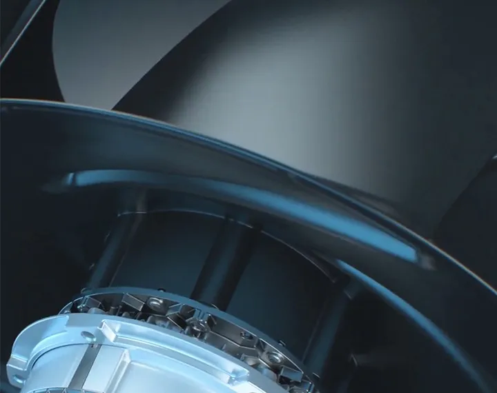 Cecha wentylatorów odśrodkowych zakrzywionych do tyłu